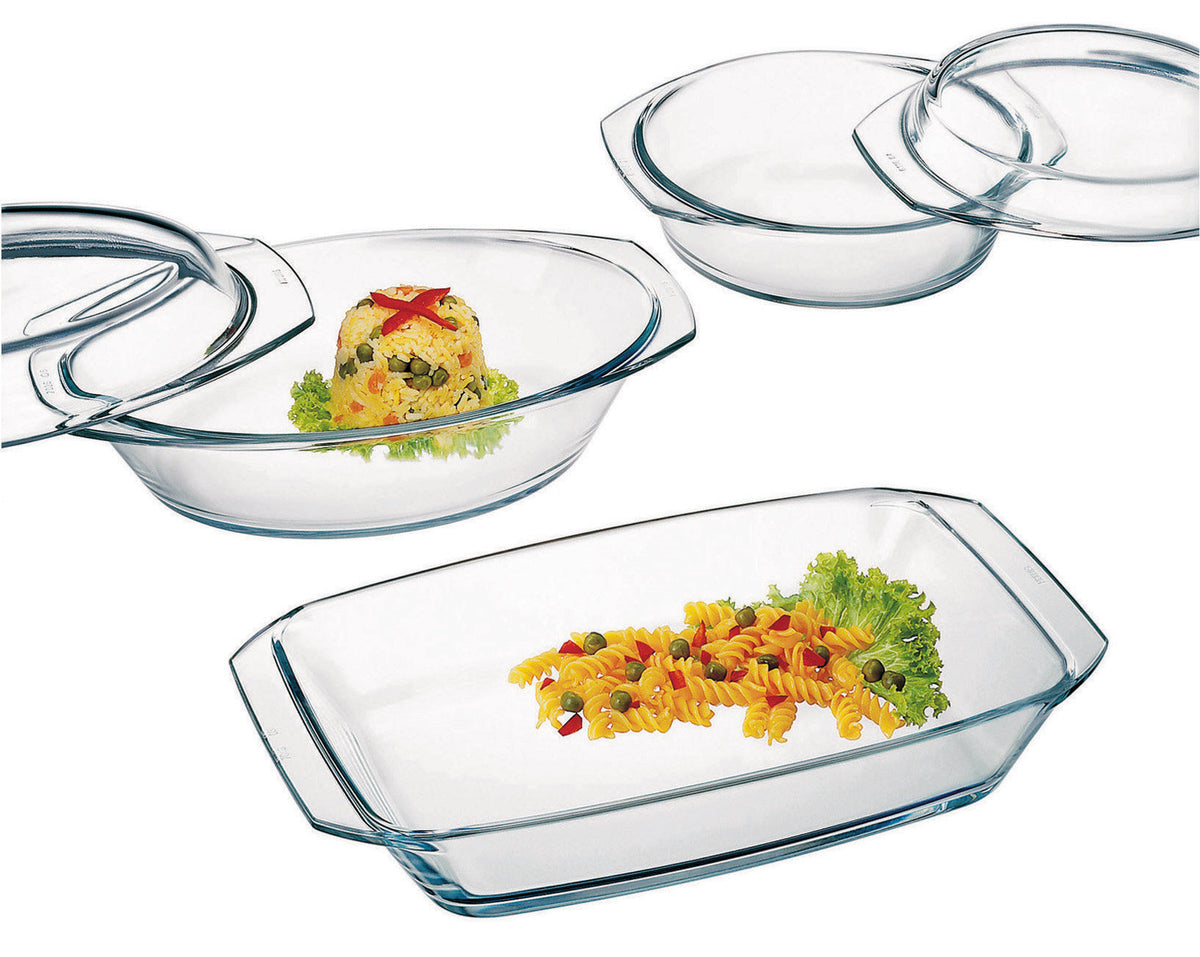 5-Piece Casserole and Baking Dish Thermal Glass Set | Simax