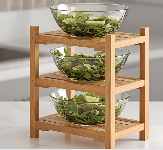 SIMAX Thermal Glass Mixing Bowl Set (3-Piece)