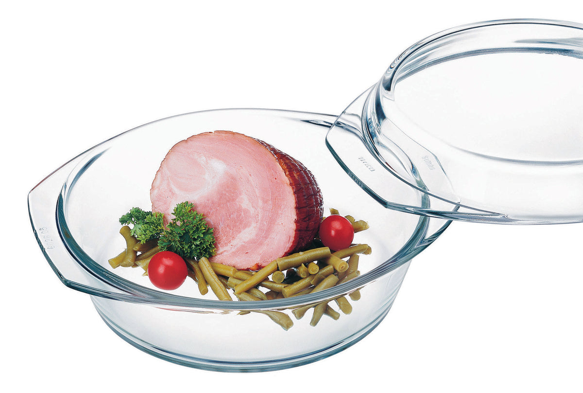 Round Thermal Glass Casserole with Lid | Simax