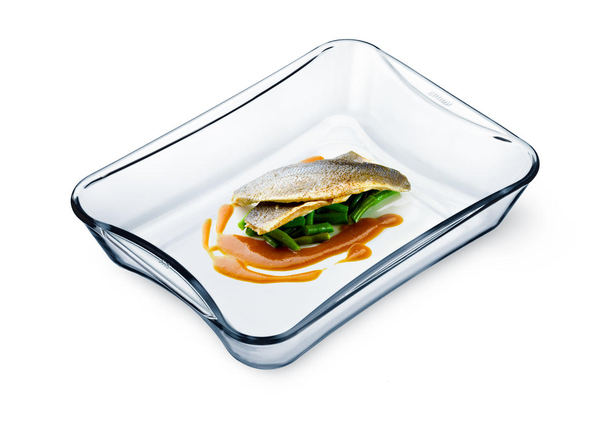 Rectangular Thermal Glass Baking and Roasting Dish 2 Sizes | Simax Smart Touch