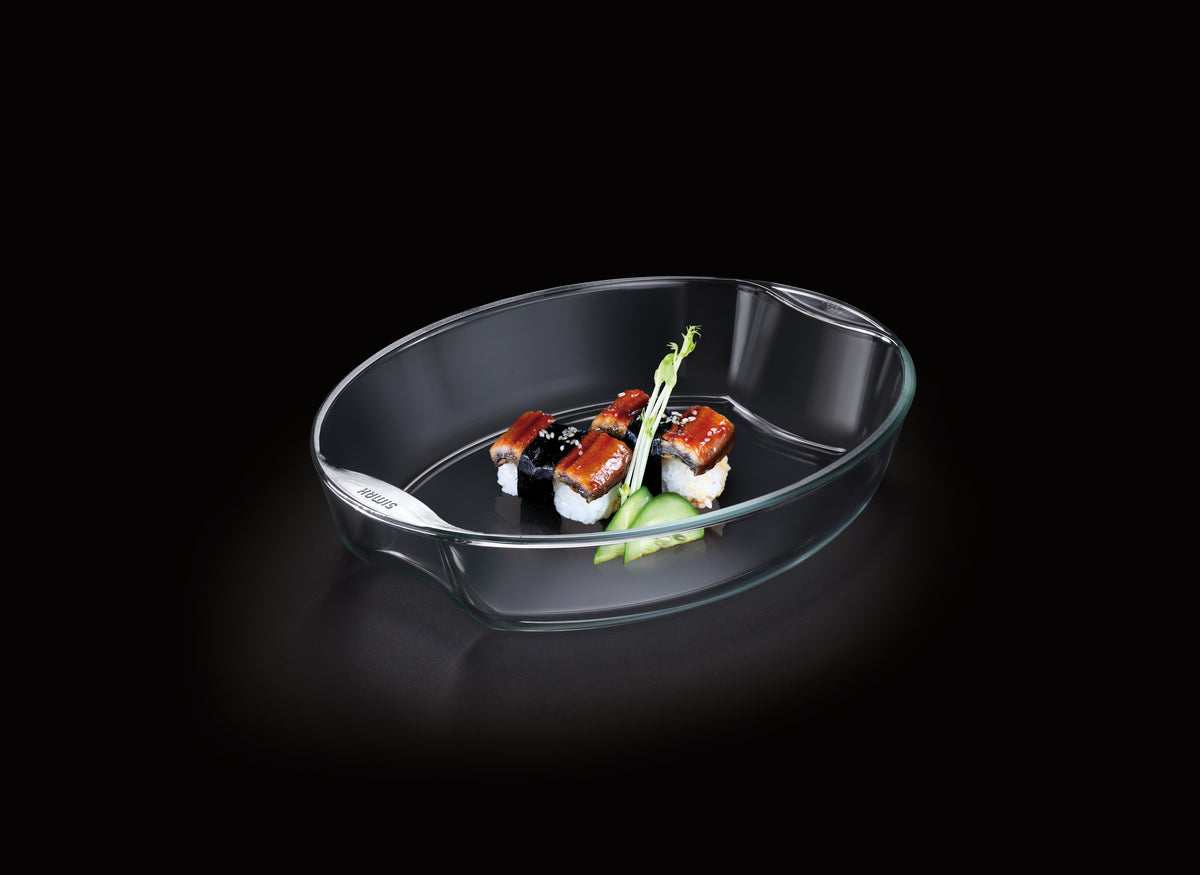Oval Thermal Glass Baking Dish with Handle 2.5L | Simax