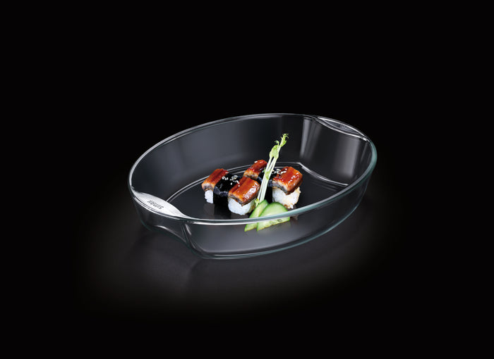 Oval Thermal Glass Baking Dish with Handle 2.5L | Simax